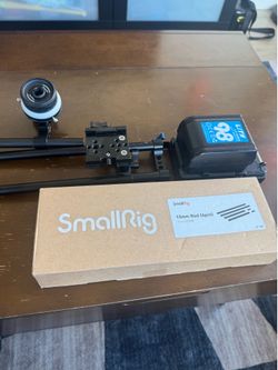 99w V mount battery+ plate & small rig rails+ tilta focus puller and cage rail+ top handle