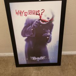 Joker Poster With Frame 