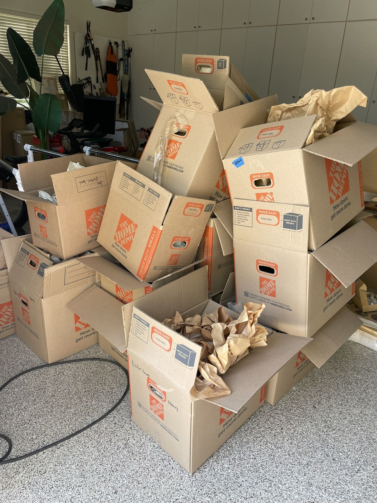 Free Moving Boxes With Paper Available Today for Sale in Encinitas, CA