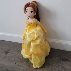 Disney Princess Belle Soft Plush Doll Toy 18"h 