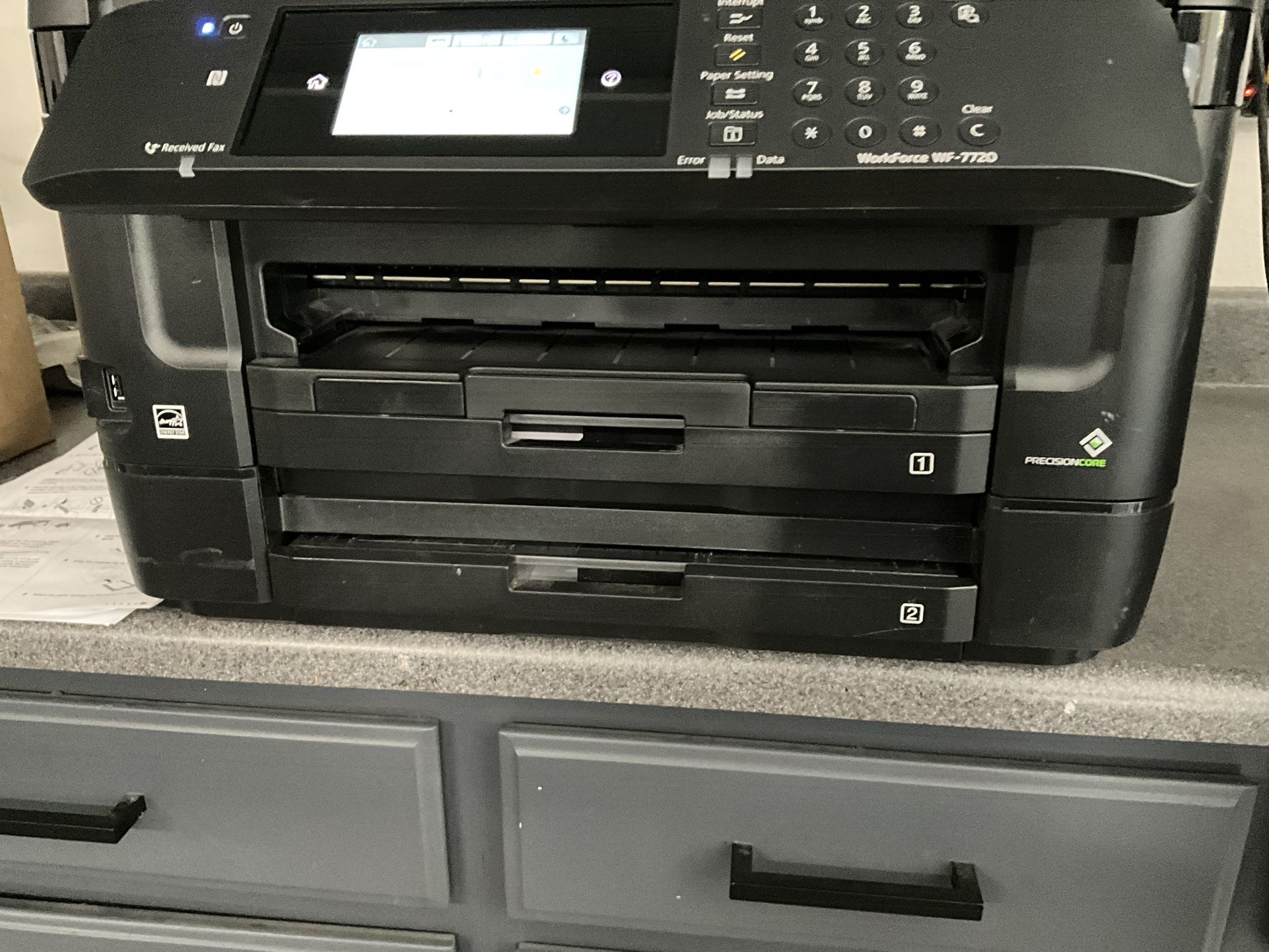 Used Like New EPSON WORKFORCE PRINTER WF-7720
