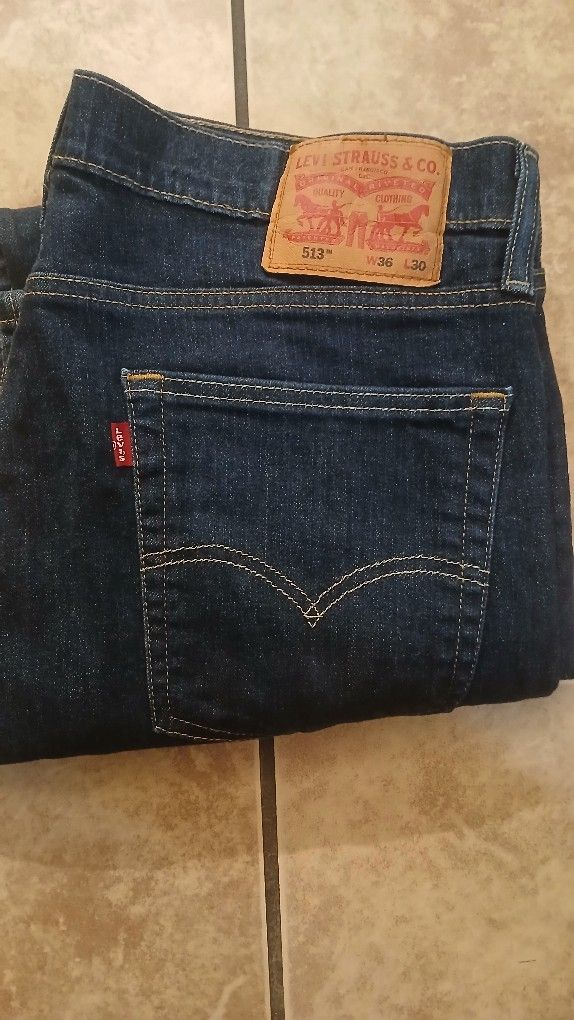 Mens Levis 513 Size 36x30