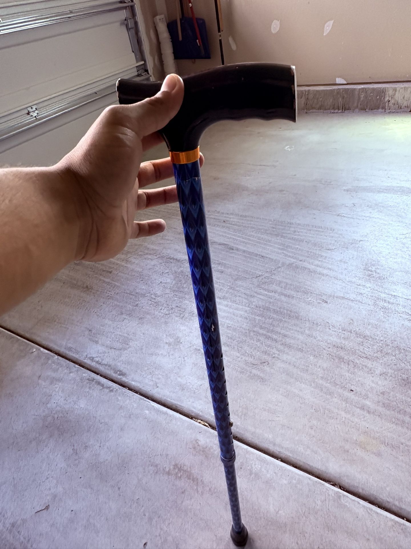 Blue Walking Cane