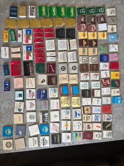 Large Vintage Matchbook Collection – 140+ Advertising Restaurant Hotel Matches