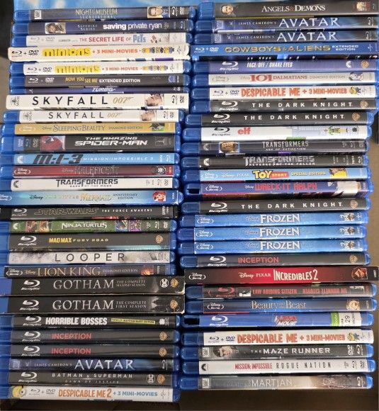 BluRay Movies Various Titles
