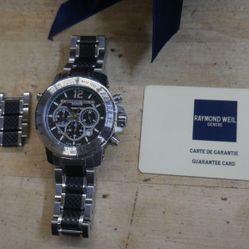 RAYMOND WEIL NABUCCO, 7800 with COA BOX PRE OWNED  