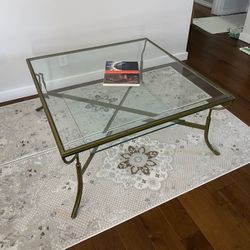 Vintage Designer Glass Table