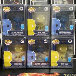 Iron Man And Captain America Funko Pop