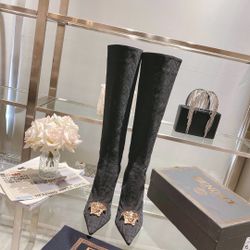 Versace Women’s Boots With Box New 
