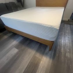 Queen mattress and frame