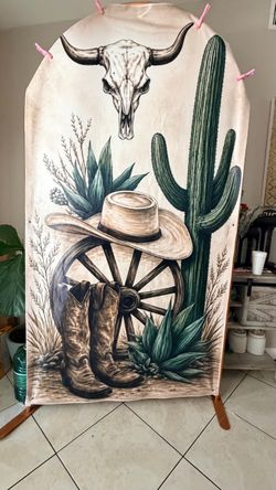Decorative cowboy background