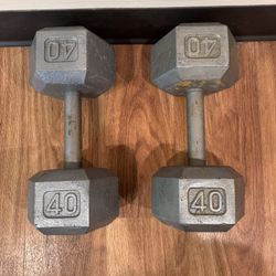 40 lbs Dumbbells