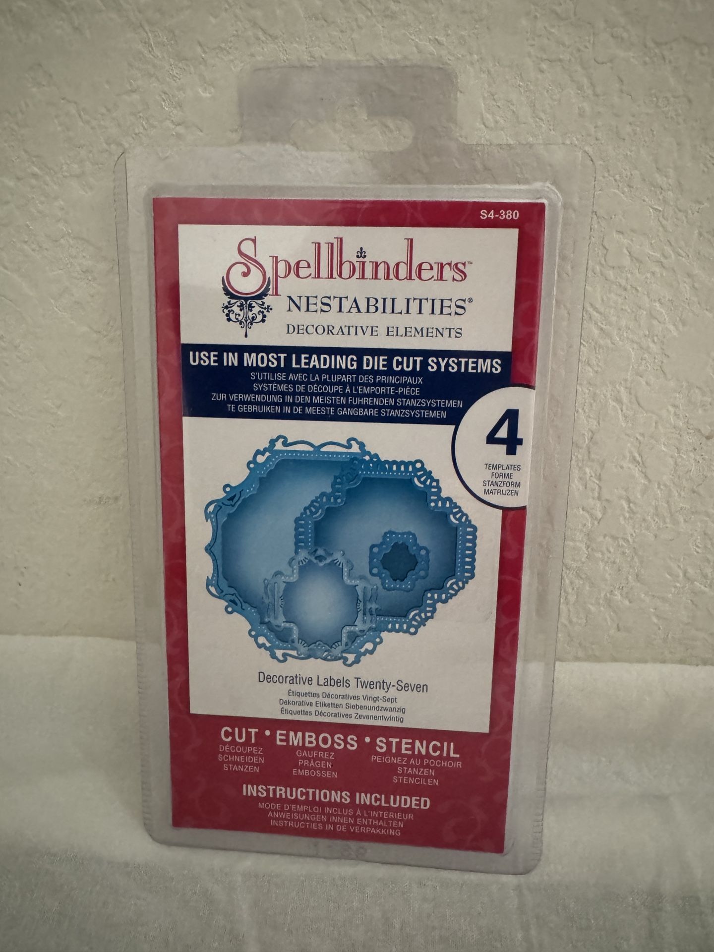 Spellbinders - Decorative Labels Twenty Seven