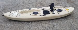 Photo NEW Lifetime Tamarack Angler Sit On Fishing Kayak: Tan: njft seasonal sports