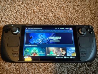 Valve Steam Deck LCD Handheld Console Black 256GB w/ Case & Charger - Excellent