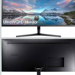 Samsung 34" Class Ultrawide Monitor with 21:9 Wide Screen, S34J552WQNXZA 