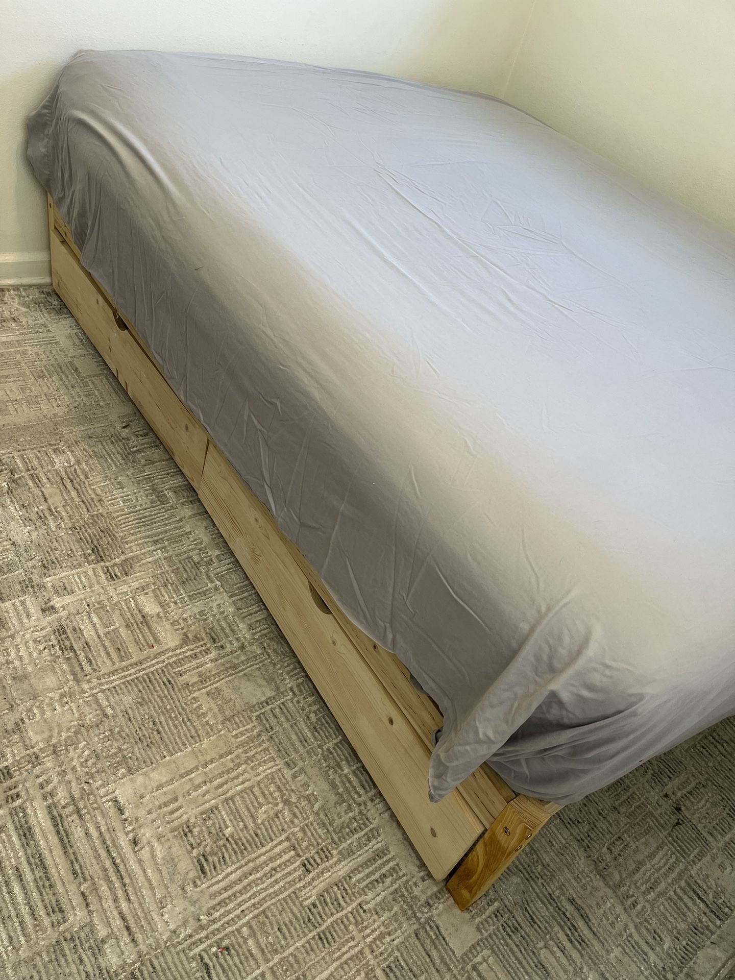 Queen Sized Mattress + Bed frame