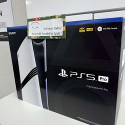 Sony Playstation 5 Pro New - $1 To Take it Home same Day and Pay the Rest later!