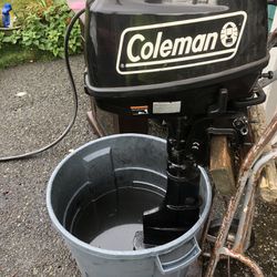 5hp Coleman outboard motor