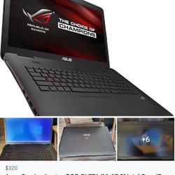 Asus Gaming Laptop ROG GL771JM, 17-inch, Intel Core i7 @ 2.5 GHz (16GB RAM, 256GB SSD + 1TB HDD) GTX 960M Win 10 Windows 10