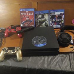 Ps4 Bundle Games Headset ,camera 