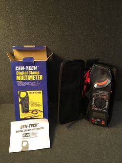 Cen-Tech Digital Clamp Multimeter With Storage Case NEW IN BOX