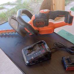 20v black and Decker double edge trimmer