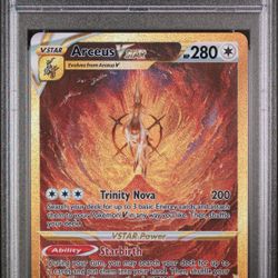 Arceus V Star Secret Rare #GG70 PSA 10 From Crown Zenith For Sale