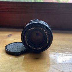 Canon FD 50mm Lens and Listar Auto 2x Converter 