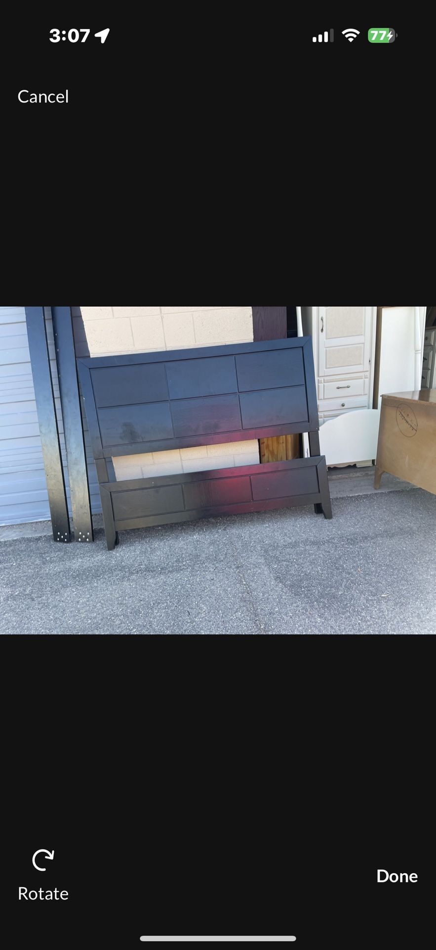 🎁QUEEN SIZE BEDROOM SET: BED FRAME, DRESSER /6 DRAWER 🎁