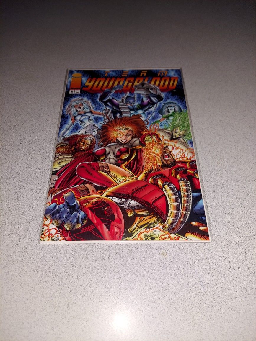 1994 TEAM YOUNGBLOOD #6 COMIC BAGGED AND BOARDED 