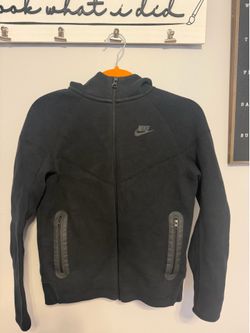 Nike Tech Fleece Full-Zip Hoodie Black – Size Youth Large
