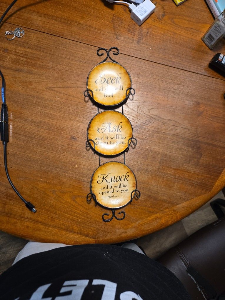 Christian Plate Decoration