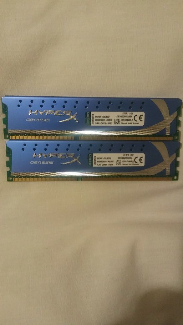 Kingston Hyperx Genesis 8GB (2x4GB) DDR3 1600Mhz Ram Desktop KHX1600C9D3K2/8GX