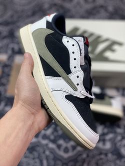 Travis Scott x Air Jordan 1 Low Olive