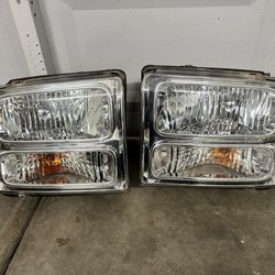 New Front Headlights Ford F250 F350 Super Duty 05–07