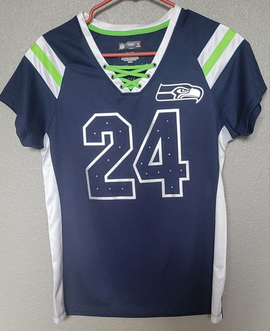 Seahawks Lynch Jersey Size Medium