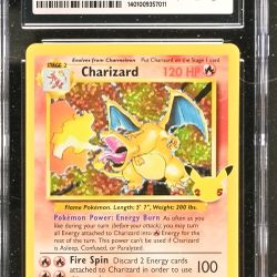 Pokemon Charizard 4/102 Celebrations CGC 10