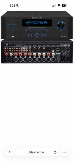 Emotiva XMC-1 7.2 preamp/processor, box, remote, paperwork