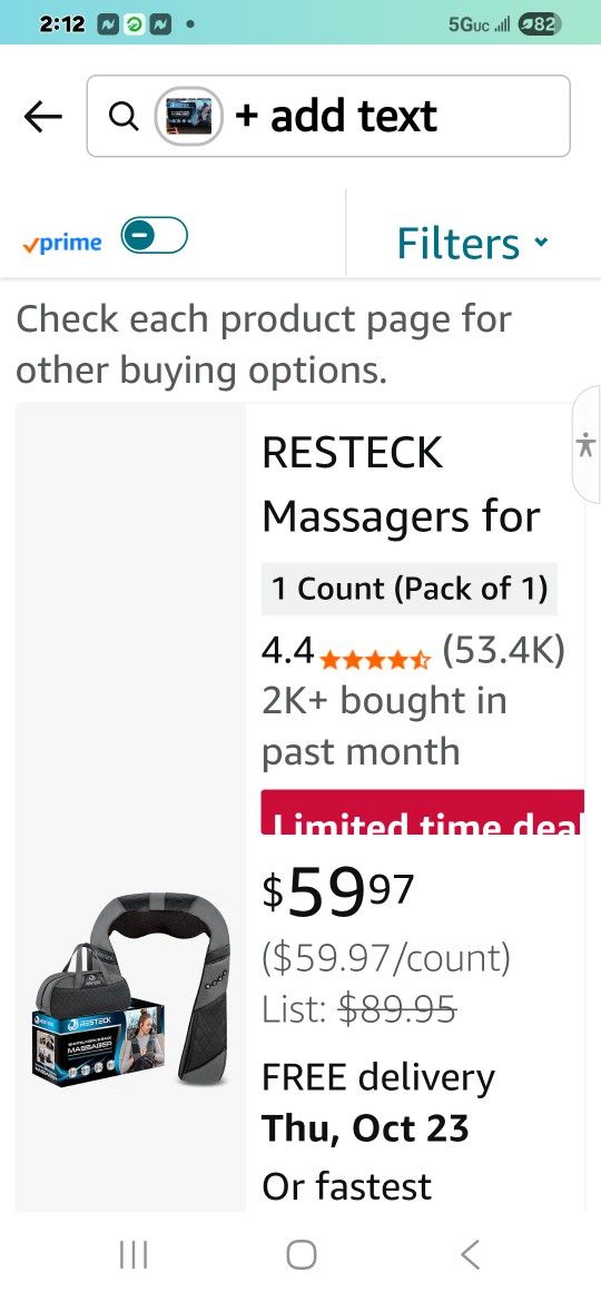 Neck And Back Massager