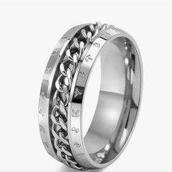 Men’s Brand New Spinner Titanium Band, Wedding Band 