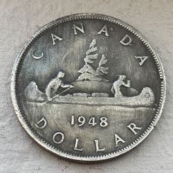 Coin 1 Dollar Canada 1948