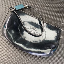 Small Black Coach Clutch