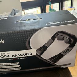 Nekteck Shiatsu Neck Massager with Heat for Pain Relief Deep Tissue