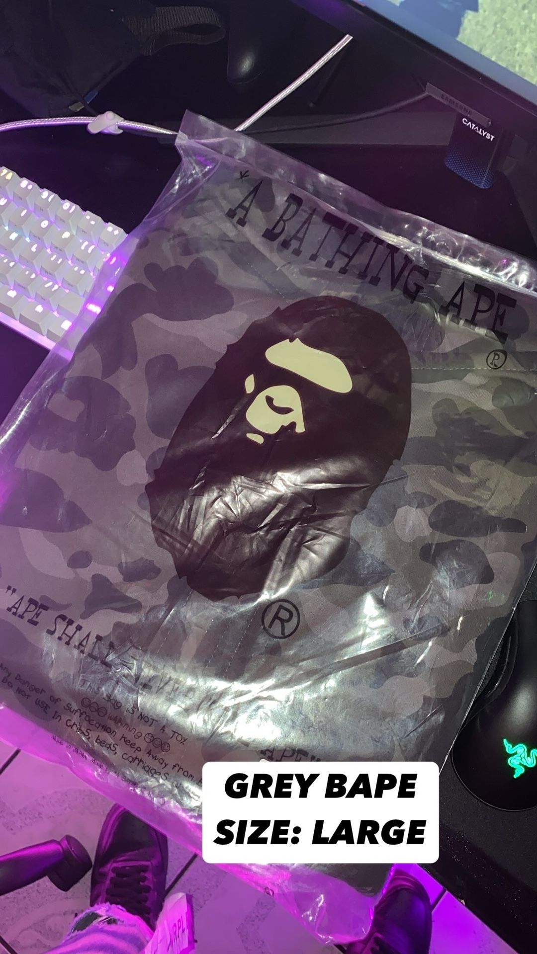 Grey Bape