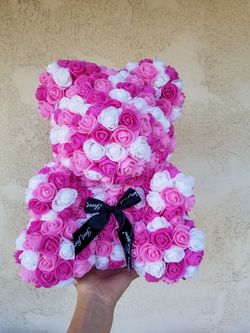 Rose bear muti pink tones