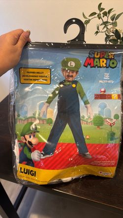Luigi costume size 3t-4t