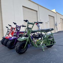 99cc 4-Stroke Mini Bikes, Gas Powered Mini Dirt Bike, up to 28mph , mix weight 180lb (each)