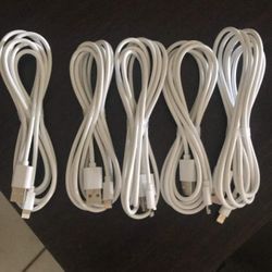 Brand new 6' long iPhone chargers