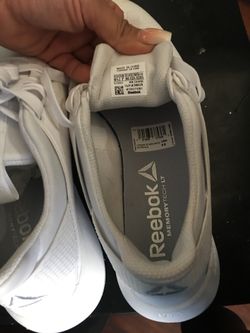 Reebok white shoes